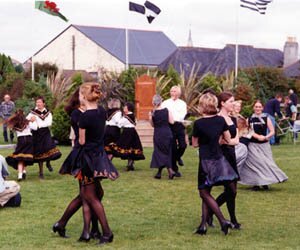 Cornish dancing at St Columb, 2001