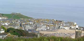 View of St Ives from the Conference Centre